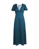 Butterfly Teal Dress