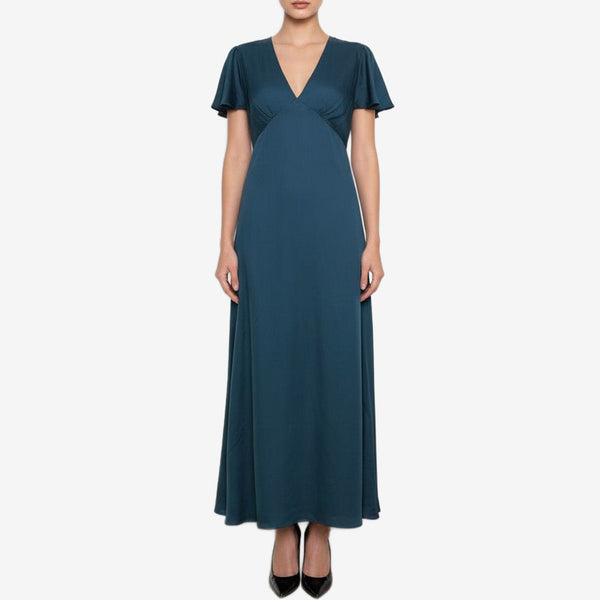 Butterfly Teal Dress