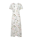 Butterfly White Floral Dress