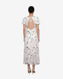 Butterfly White Floral Dress