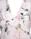 Butterfly White Floral Dress