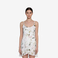 Frangi White Floral Dress