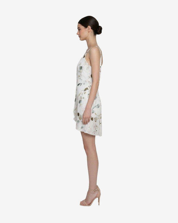 Frangi White Floral Dress