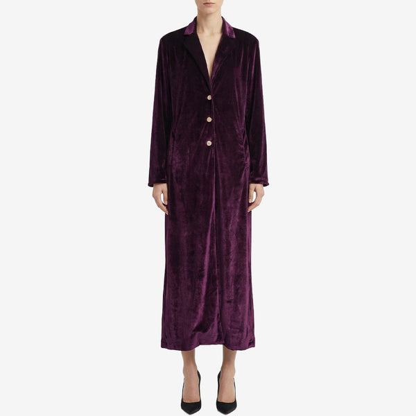 Charlieze Velvet Coat
