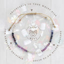 Stress Relief Bracelet – Amethyst, Clear Quartz & Sodalite