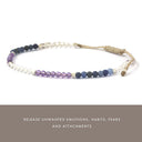 Stress Relief Bracelet – Amethyst, Clear Quartz & Sodalite