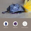Stress Relief Bracelet – Amethyst, Clear Quartz & Sodalite
