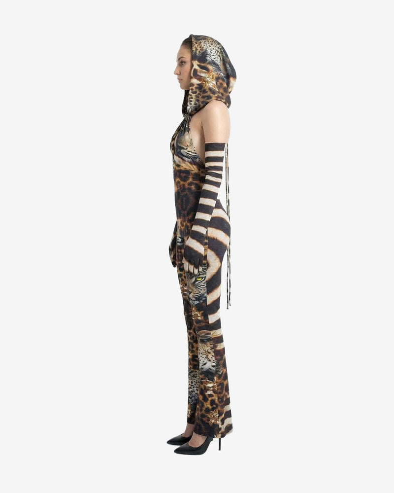 MA O99 NEW JUMPSUIT PUMA PRINT LYCRA