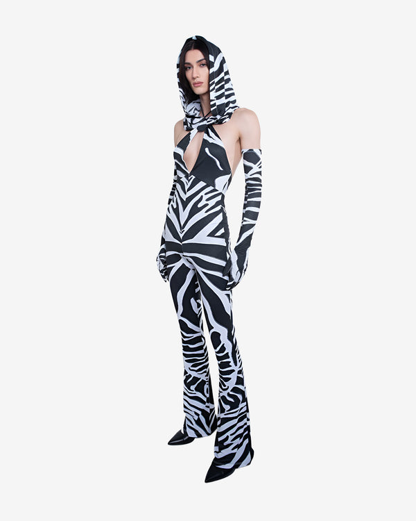 Jumpsuit Zebra Print Lycra