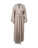 Kimono Long Linen Beige
