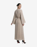 Kimono Long Linen Beige