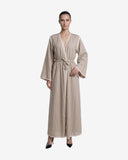 Kimono Long Linen Beige