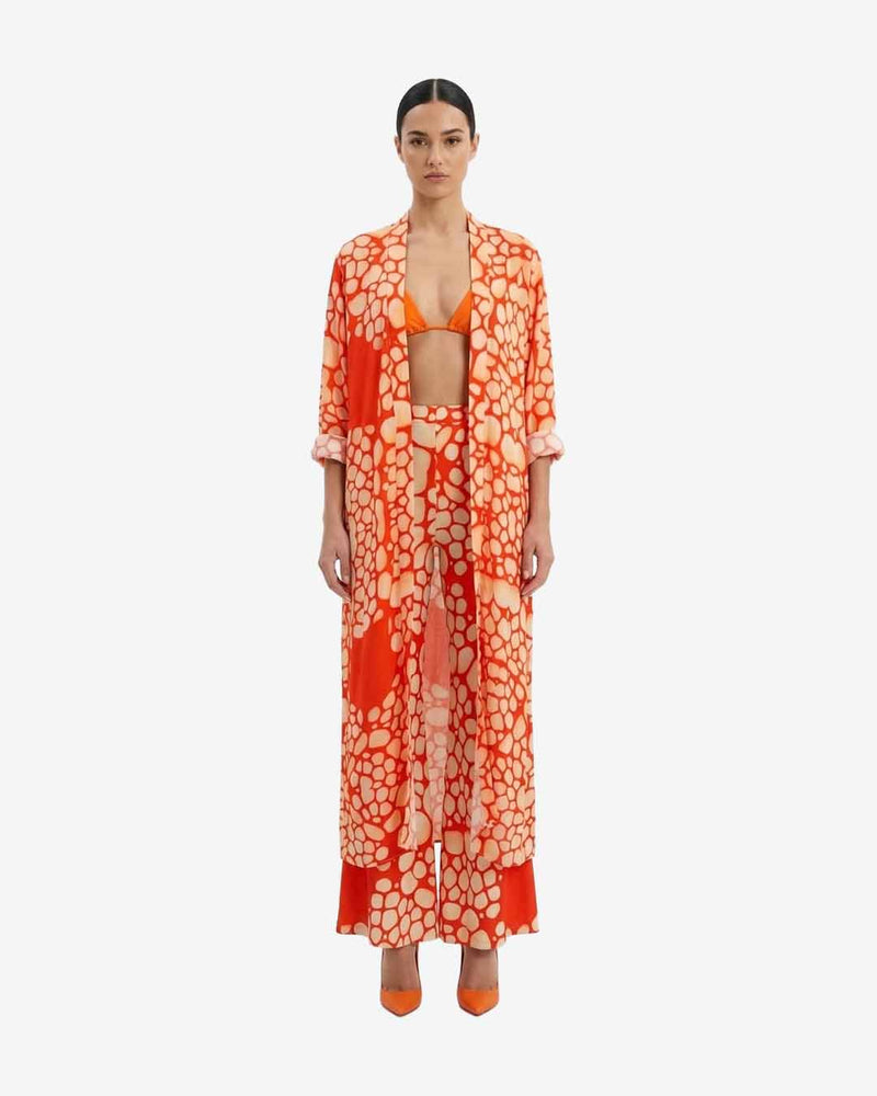 MA KIM 048 KIMONO ORANGE FISH