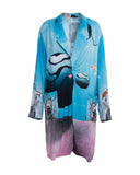 Kimono Short Beading White Tiger