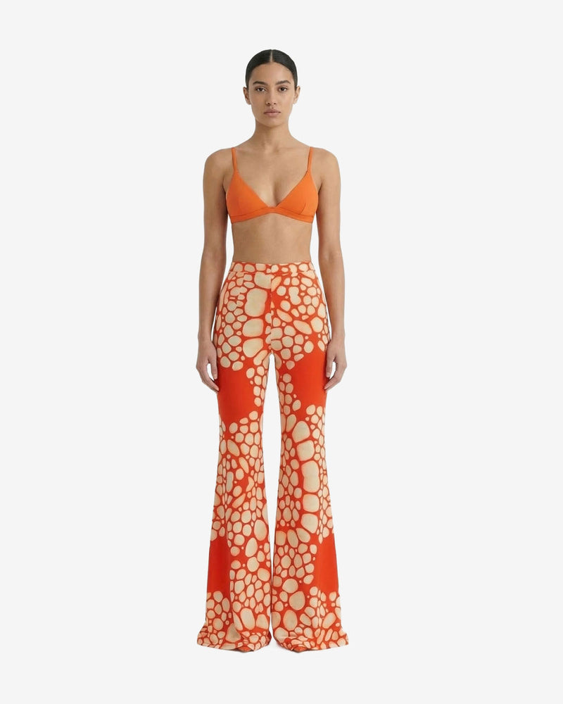 MA PANT 041 FLAIRE PANT ORANGE FISH