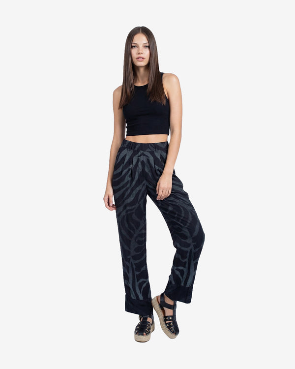 Silver Zebra Pants