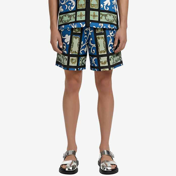 Barocco Blue Shorts