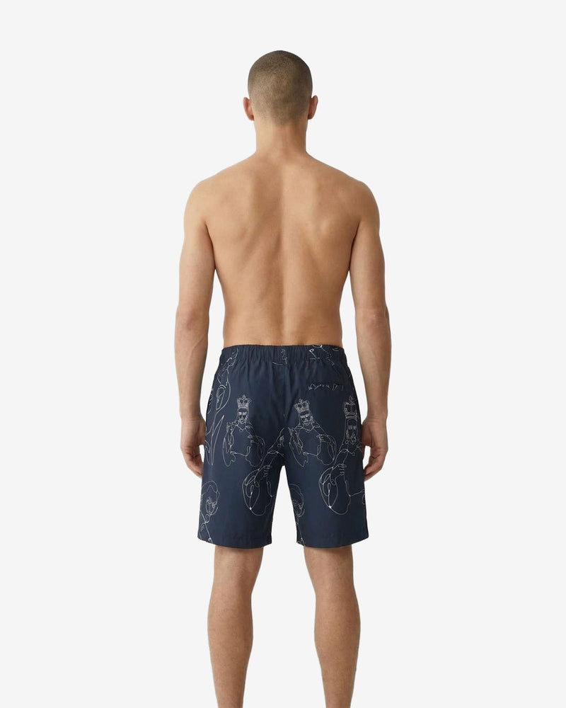 MA SHORT 019 DALI JESUS FACE