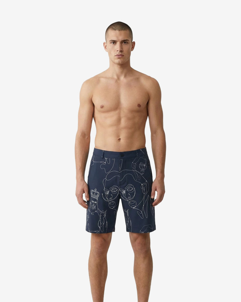 MA SHORT 019 DALI JESUS FACE