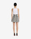 MA 057 SKIRT DOUBLE WELT BLACK STRIPES