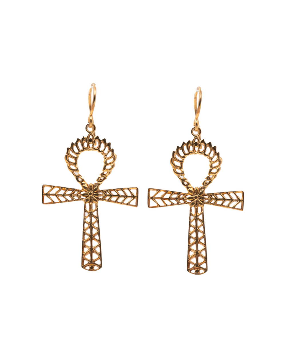ANKH Symbol Hook Earrings
