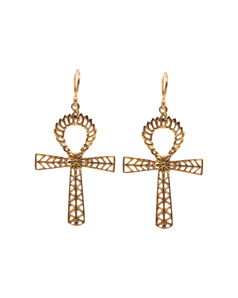 ANKH Symbol Hook Earrings