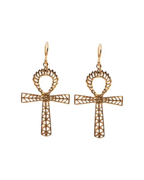 ANKH Symbol Hook Earrings