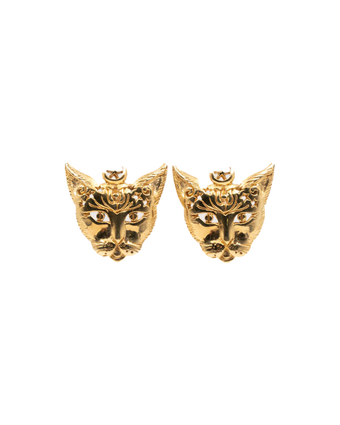 Earrings With The Goddess Bastet