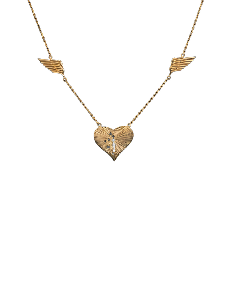 Heart With wings Necklace