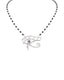 Pendant Eye of Horus On Silver Chain With Stones Blue Jade