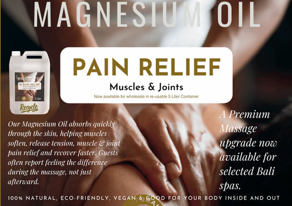 Magnesium Recovery Massage Oil 250ml Eco-Refil