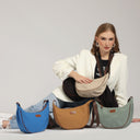 AMBALIKA Canvas Leather Bag