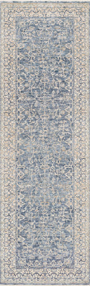 Emma Rug in Dark Blue/Ivory