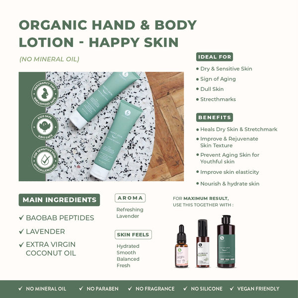 Organic Anti Aging Hand & Body Lotion