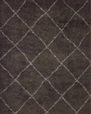 Plume Shag Rug in Bark/Grey