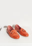 Mocassins en cuir rose