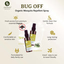 Eucalie Bug Off Mosquito Repellent Spray, Anti Nyamuk Organik untuk Anak & Keluarga, Aroma Segar, Perlindungan dari Gigitan Nyamuk