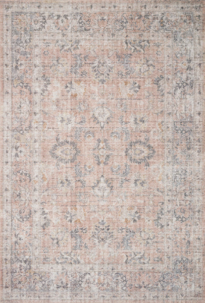Sophie Rug in Blush/Grey
