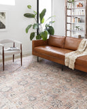 Sophie Rug in Blush/Grey