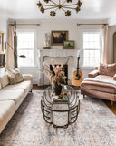 Sophie Rug in Blush/Grey