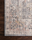 Sophie Rug in Grey/Apricot