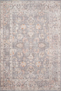 Sophie Rug in Grey/Apricot