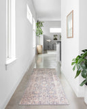 Sophie Rug in Grey/Apricot