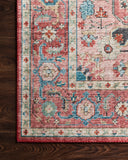 Sophie Rug in Brick/Ocean