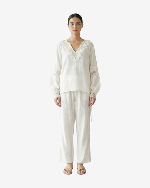 ANNA Long-Sleeved Blouse