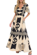 Geo Maxi Dress