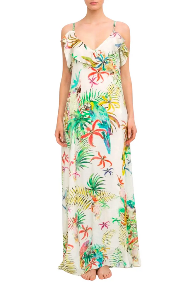 Tropical Isaland Maxi Dress
