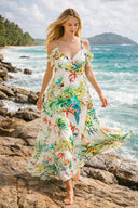 Tropical Isaland Maxi Dress