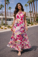 Orchid Glow Maxi Dress
