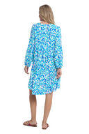 Ikat Blue Tunic